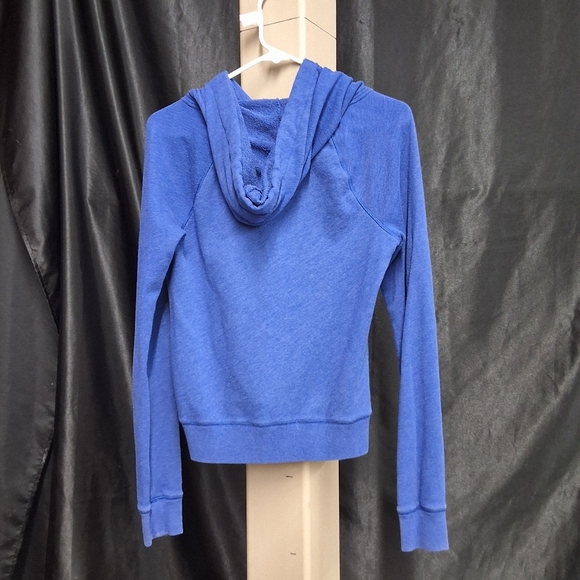 PINK Victoria's Secret Blue and Black Sweatshirt - Picture 3 of 10